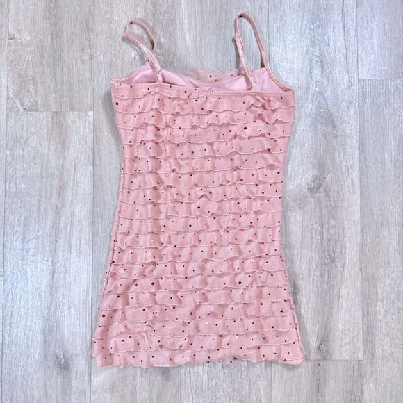Pink Layered Ruffle Camisole Top XS - Picture 4 of 4